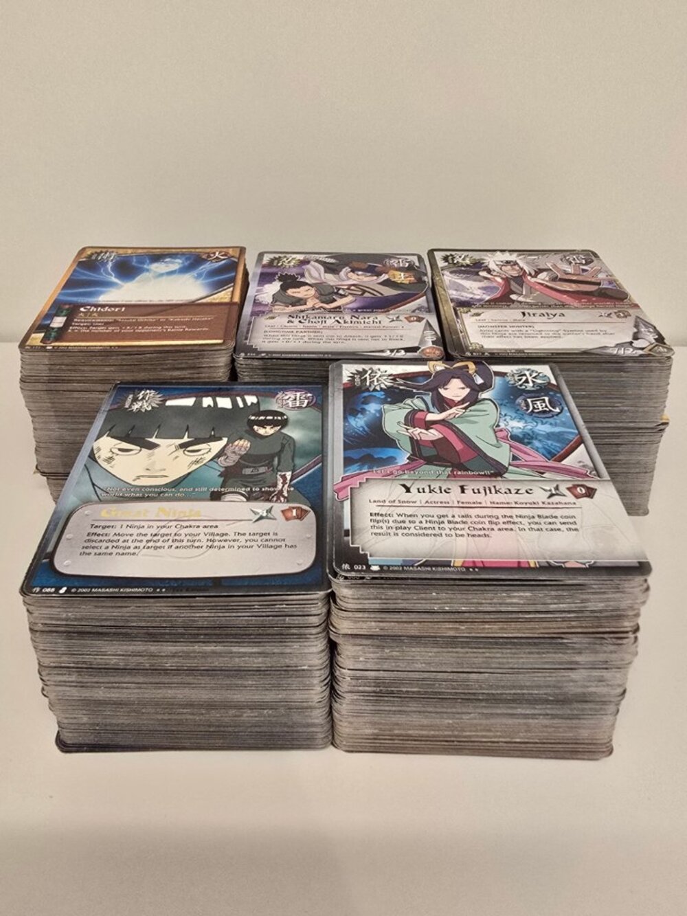 Mystery Lot, 100 Random Unique Naruto CCG Cards - No Duplicates